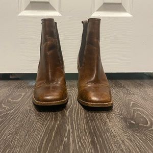 Brown, Aldo Square Toe Ankle Boot
